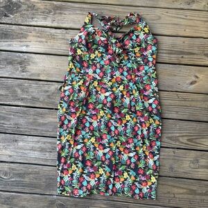 Timeless London Tropical Retro Halter Dress